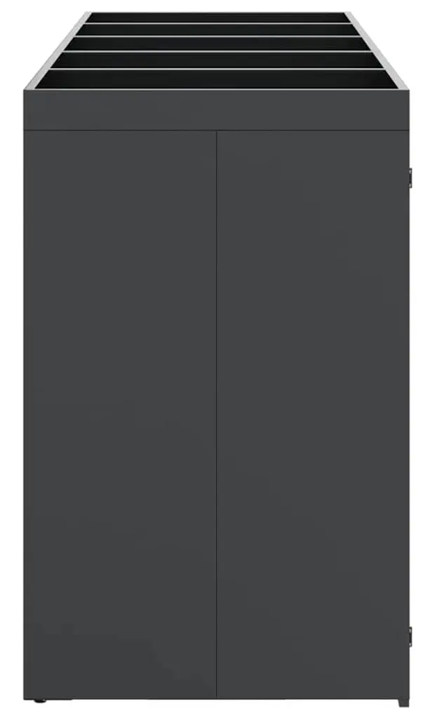 Dulap pentru pubele VidaXL 3394786 (Anthracite/Silver)