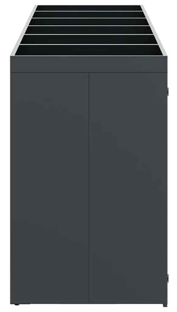 Dulap pentru pubele VidaXL 3394787 (Anthracite/Silver)