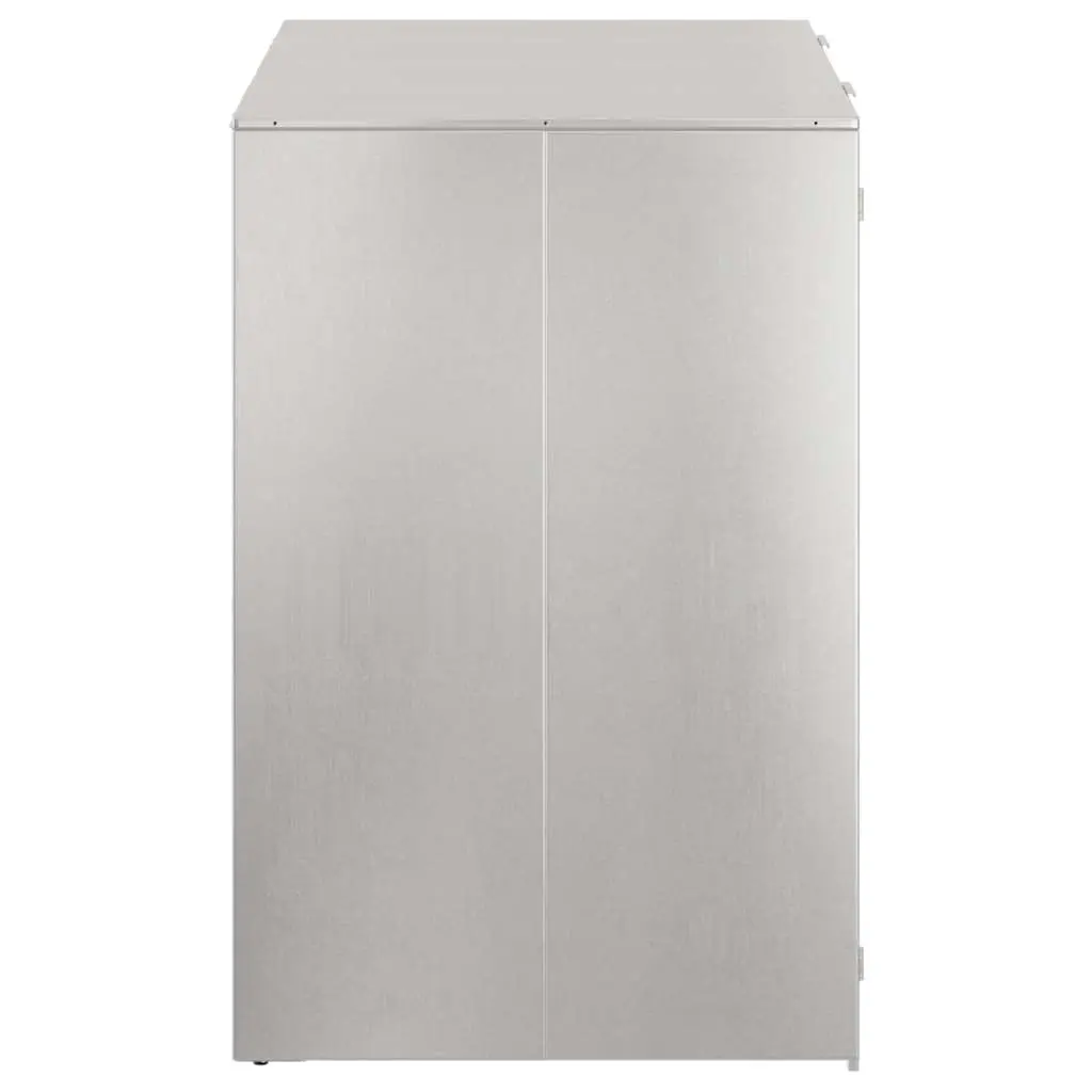Шкаф для мусорных контейнеров VidaXL 3394788 (Silver) - 4