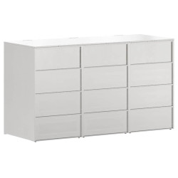 Шкаф для мусорных контейнеров VidaXL 3394789 (Silver) Thumb