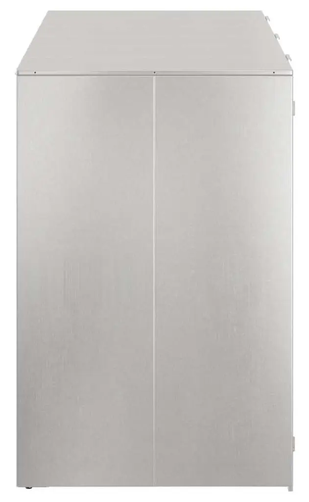 Шкаф для мусорных контейнеров VidaXL 3394789 (Silver) - 6