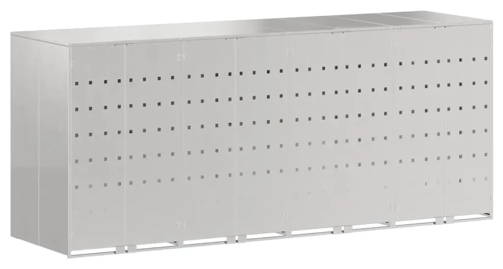 Dulap pentru pubele VidaXL 3394790 (Silver) - 2