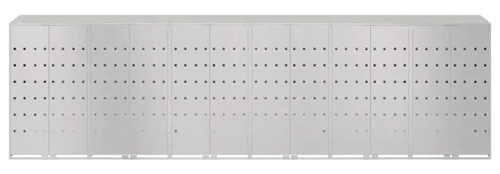 Dulap pentru pubele VidaXL 3394792 (Silver) - 3