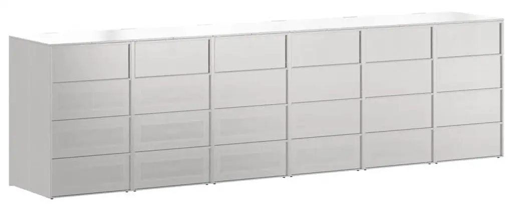 Dulap pentru pubele VidaXL 3394792 (Silver) - 4