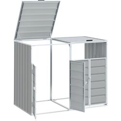 Dulap pentru containere de gunoi VidaXL 4006176 (Grey) Thumb