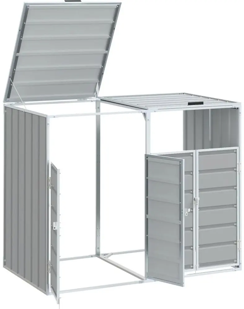 Dulap pentru containere de gunoi VidaXL 4006176 (Grey)