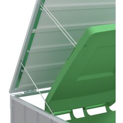 Dulap pentru containere de gunoi VidaXL 4006176 (Grey) Thumb