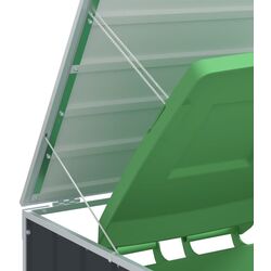 Dulap pentru containere de gunoi VidaXL 4006177 (Anthracite) Thumb