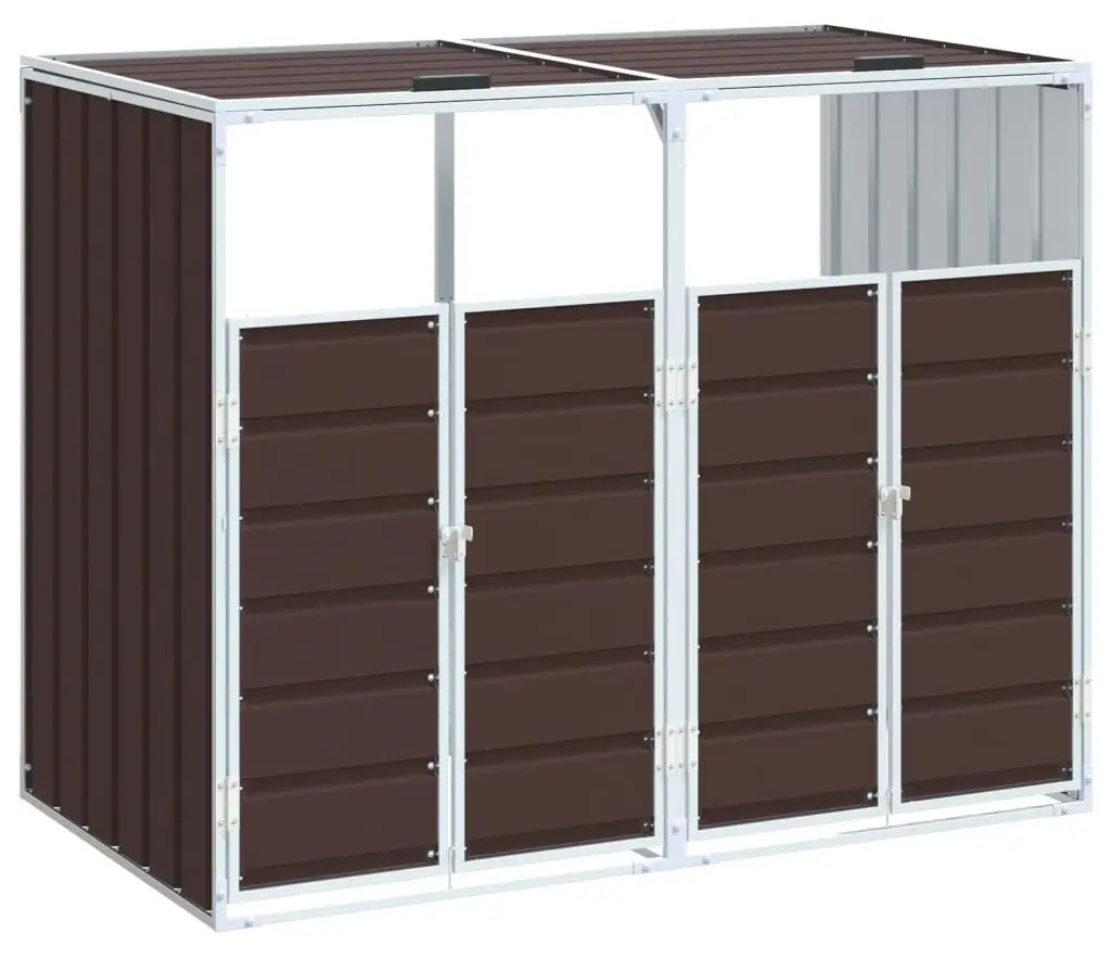 Dulap pentru pubele VidaXL 4006178 (Brown) - 2