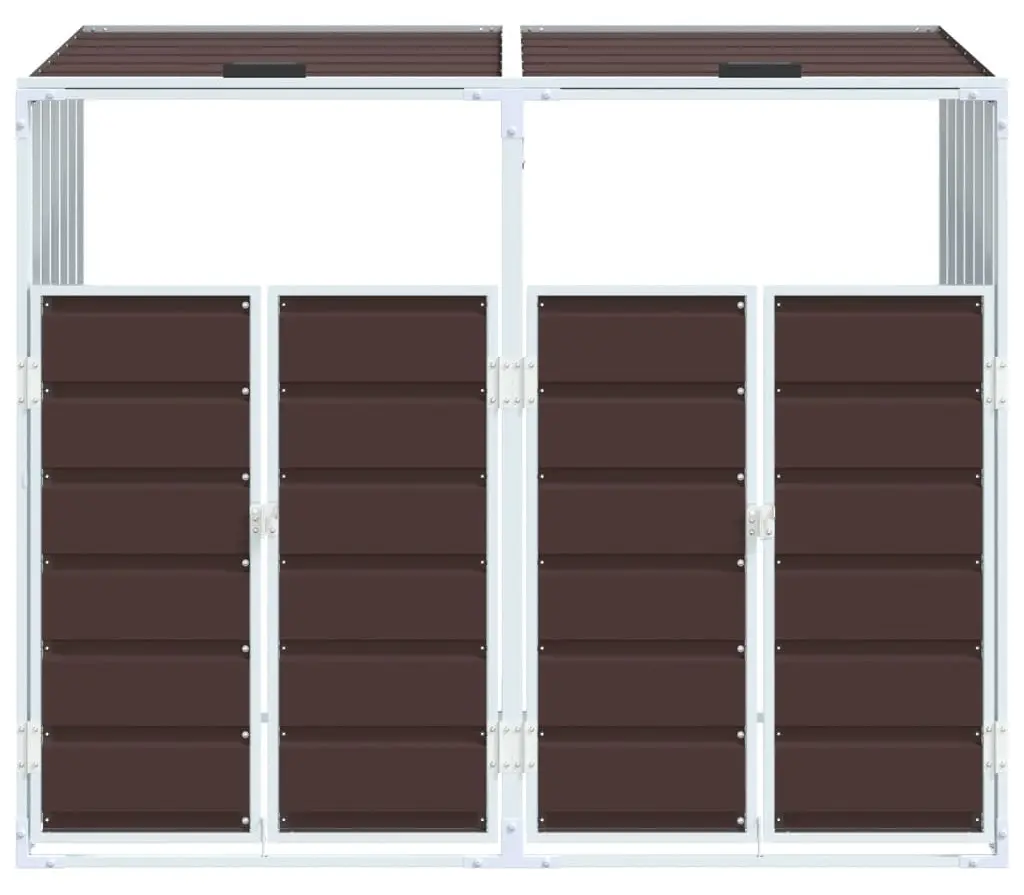 Dulap pentru pubele VidaXL 4006178 (Brown) - 5