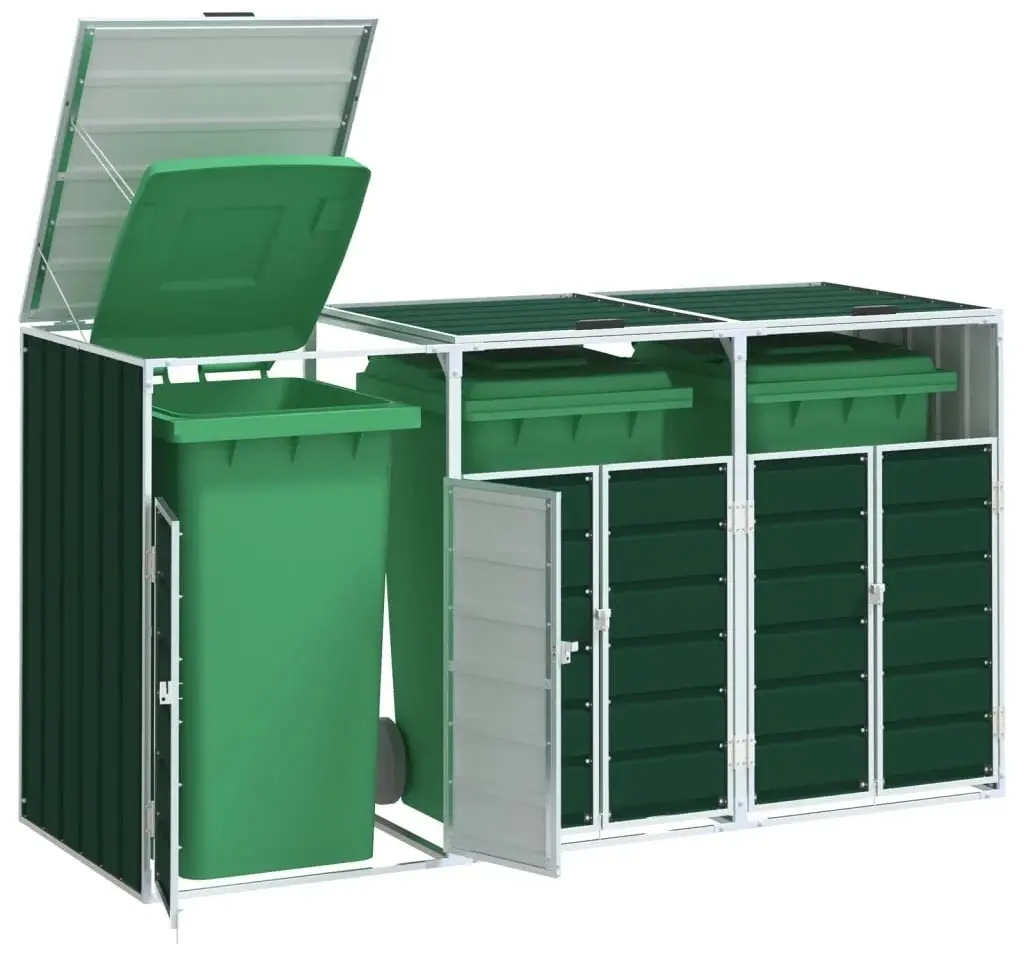 Dulap pentru pubele VidaXL 4006179 (Green) - 10