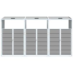 Dulap pentru containere de gunoi VidaXL 4006180 (Grey) Thumb