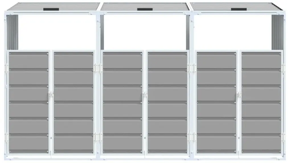 Dulap pentru containere de gunoi VidaXL 4006180 (Grey)