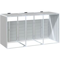 Dulap pentru containere de gunoi VidaXL 4006180 (Grey) Thumb