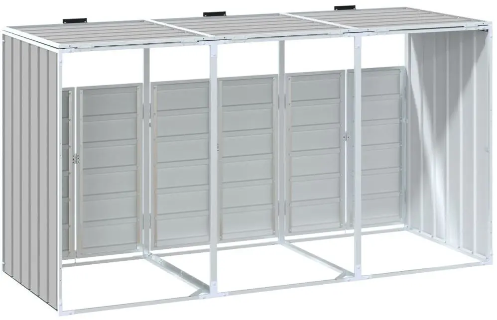 Dulap pentru containere de gunoi VidaXL 4006180 (Grey)