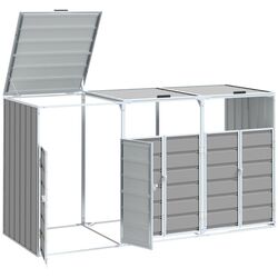 Dulap pentru containere de gunoi VidaXL 4006180 (Grey) Thumb