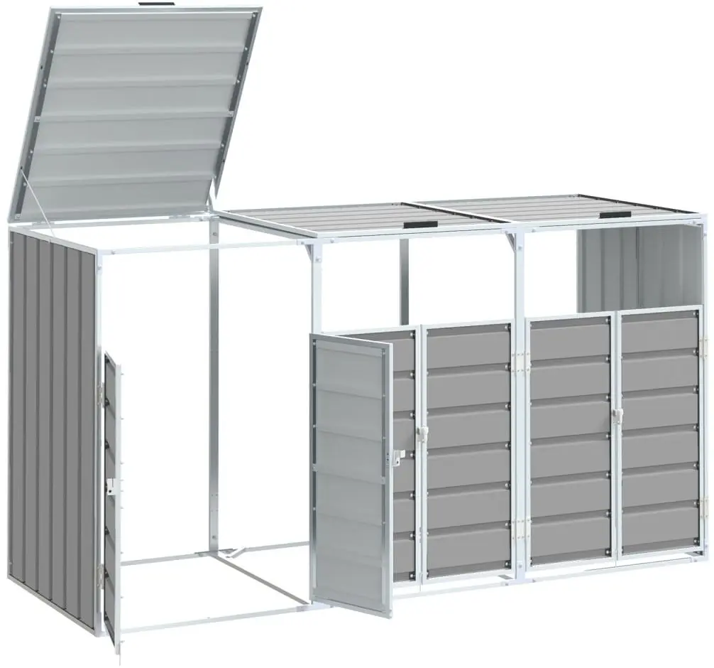 Dulap pentru containere de gunoi VidaXL 4006180 (Grey)