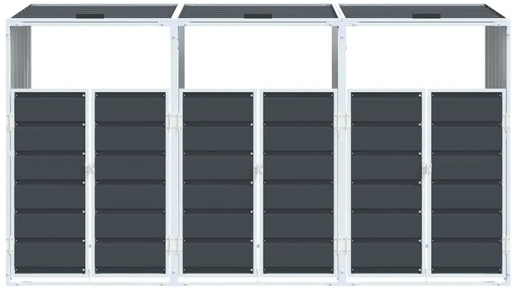 Dulap pentru containere de gunoi VidaXL 4006181 (Anthracite)