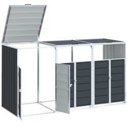 Dulap pentru containere de gunoi VidaXL 4006181 (Anthracite) Thumb