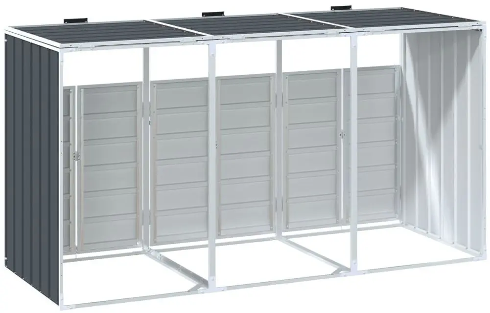 Dulap pentru containere de gunoi VidaXL 4006181 (Anthracite)