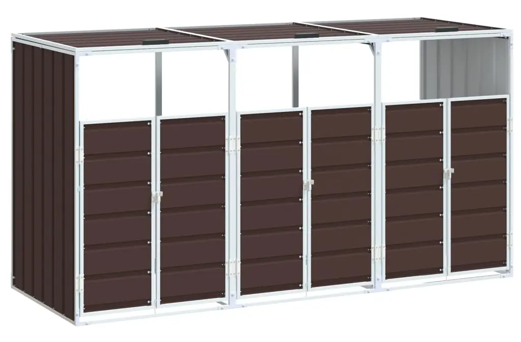 Dulap pentru pubele VidaXL 4006182 (Brown) - 2