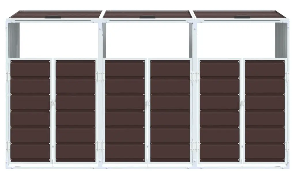 Dulap pentru pubele VidaXL 4006182 (Brown) - 4