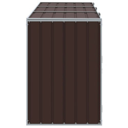 Dulap pentru pubele VidaXL 4006182 (Brown) Thumb