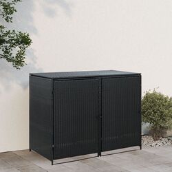 Dulap pentru cosuri de gunoi VidaXL 43887 (Black)