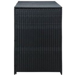 Шкаф для мусорных контейнеров VidaXL 43887 (Black) Thumb