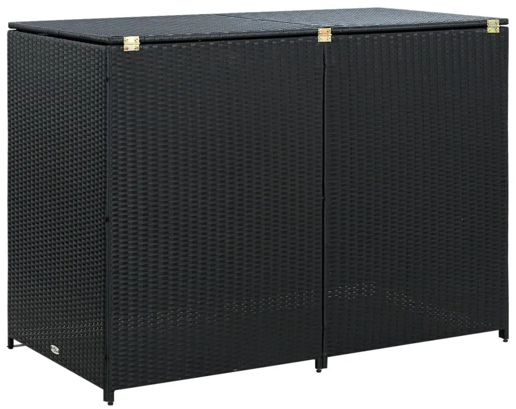 Шкаф для мусорных контейнеров VidaXL 43887 (Black)