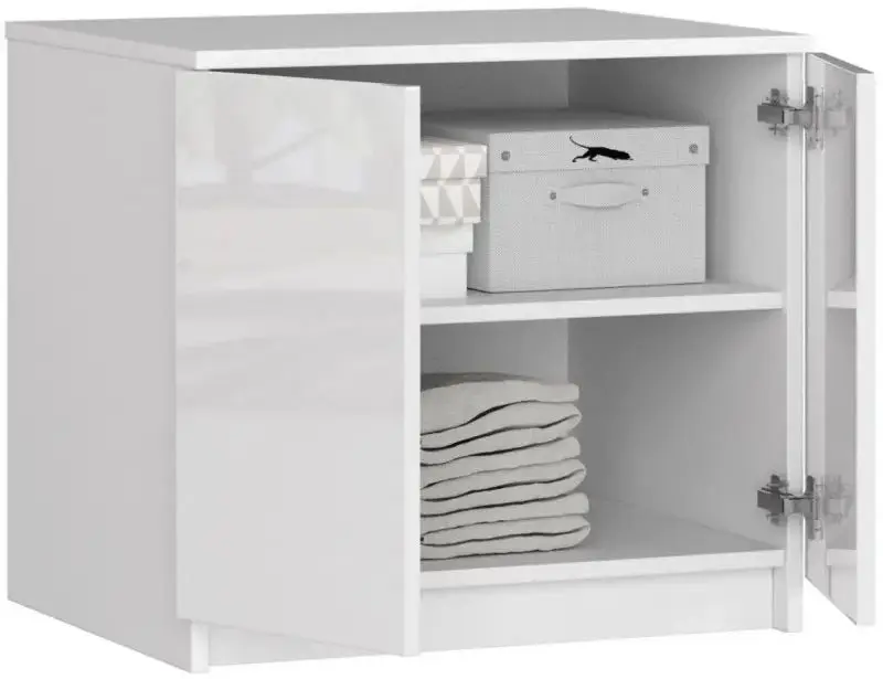 Mezanin Akord S60 Star (White/White Gloss)