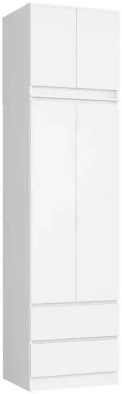 Шкаф с антресолью Akord S60 2D2SZ Star (White)