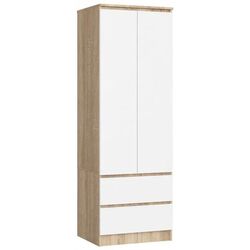 Шкаф Akord Star S60 2D2SZ (Sonoma Oak/White)
