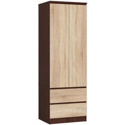 Шкаф Akord Star S60 2D2SZ (Wenge/Sonoma Oak)