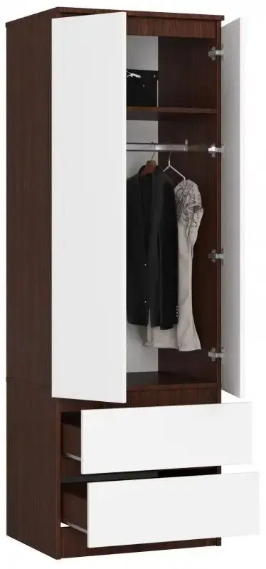 Шкаф Akord Star S60 2D2SZ (Wenge/White)