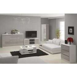 Шкаф Akord Star S60 2D2SZ (White/Metallic Gloss) Thumb