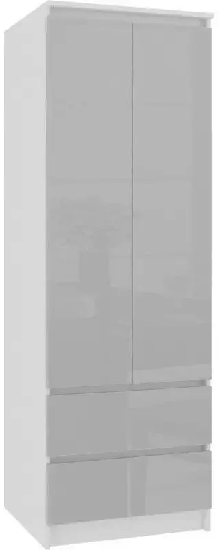 Шкаф Akord Star S60 2D2SZ (White/Metallic Gloss)