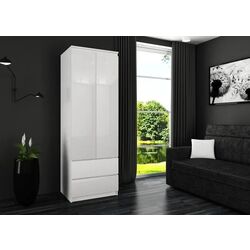 Шкаф Akord Star S60 2D2SZ (White/White Gloss) Thumb