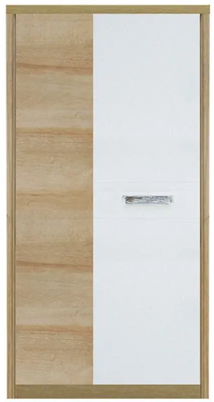 Dulap Fadome Milano MI1 (Riviera Oak/White Gloss)