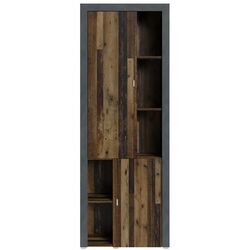 Книжный шкаф Helvetia Nela Nr.05 2D (Matera/Old Style Mix Planked-Old Wood) Thumb