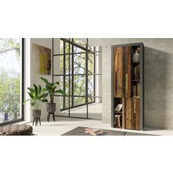 Книжный шкаф Helvetia Nela Nr.05 2D (Matera/Old Style Mix Planked-Old Wood) Thumb