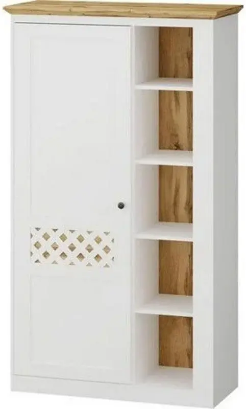 Шкаф Home Affaire Justine 180x130x32 (White/Oak)