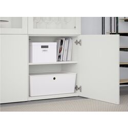 Vitrina Ikea Besta/Lappviken/Sindvik usi sticla 120x42x193 (Alb) Thumb