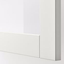 Vitrina Ikea Besta/Lappviken/Sindvik usi sticla 120x42x193 (Alb) Thumb