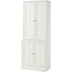 Шкаф Ikea Hauga 81x47x212 (Белый) Thumb