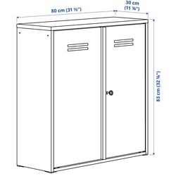 Dulap Ikea Ivar 80x83 (Alb) Thumb