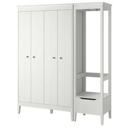 Шкаф комбинированный Ikea Idanas 180x59x211 (Белый)