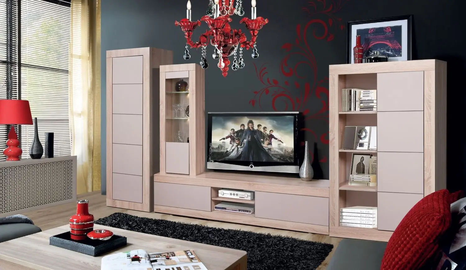 Dulap КМК 0467.8 London 1D (Sonoma Oak)