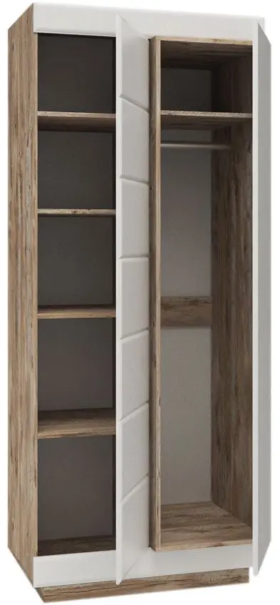 Dulap КМК 0554.11 Rokset 2D (White Gloss/Yukkon Oak)