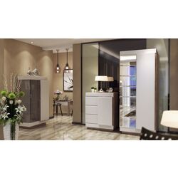 Dulap КМК 0554.11 Rokset 2D (White Gloss/Yukkon Oak) Thumb